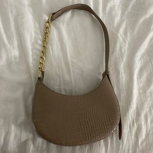 Shein croc chain shoulder bag